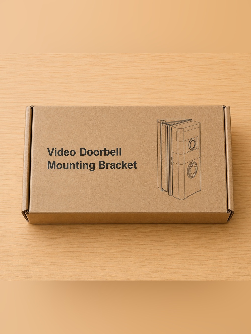 Adjustable Angle from 30* to 55* Mounting Bracket for Ring Video Doorbells